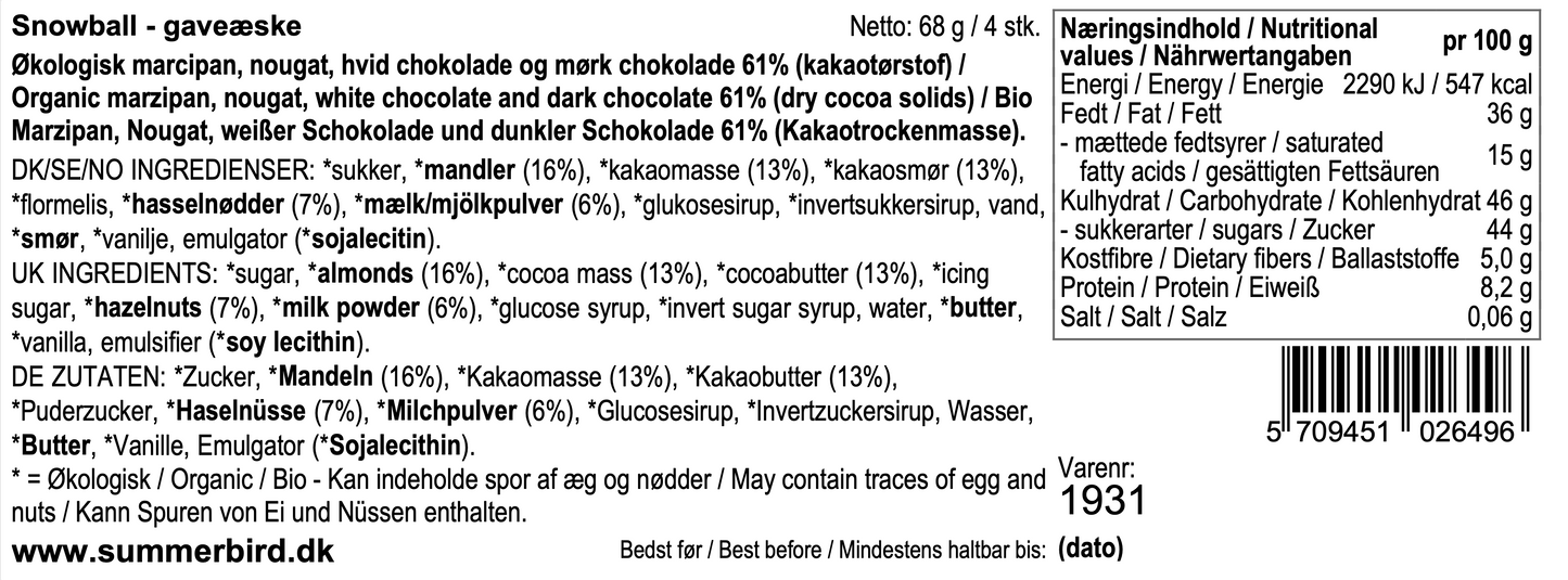 Summerbird, snowball