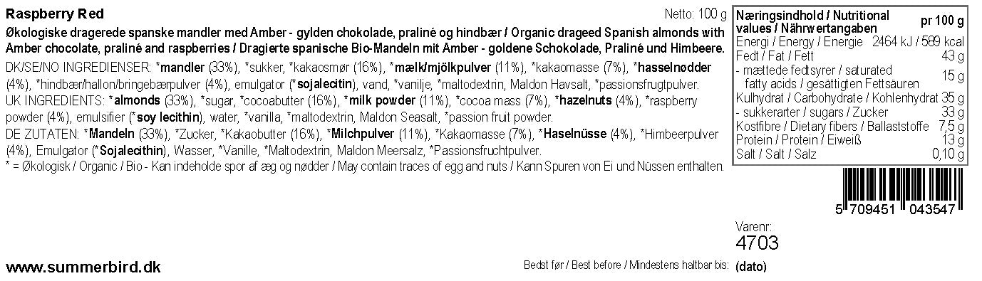 Summerbird, Raspberry Red