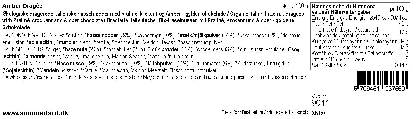 Summerbird, Amber Dragée