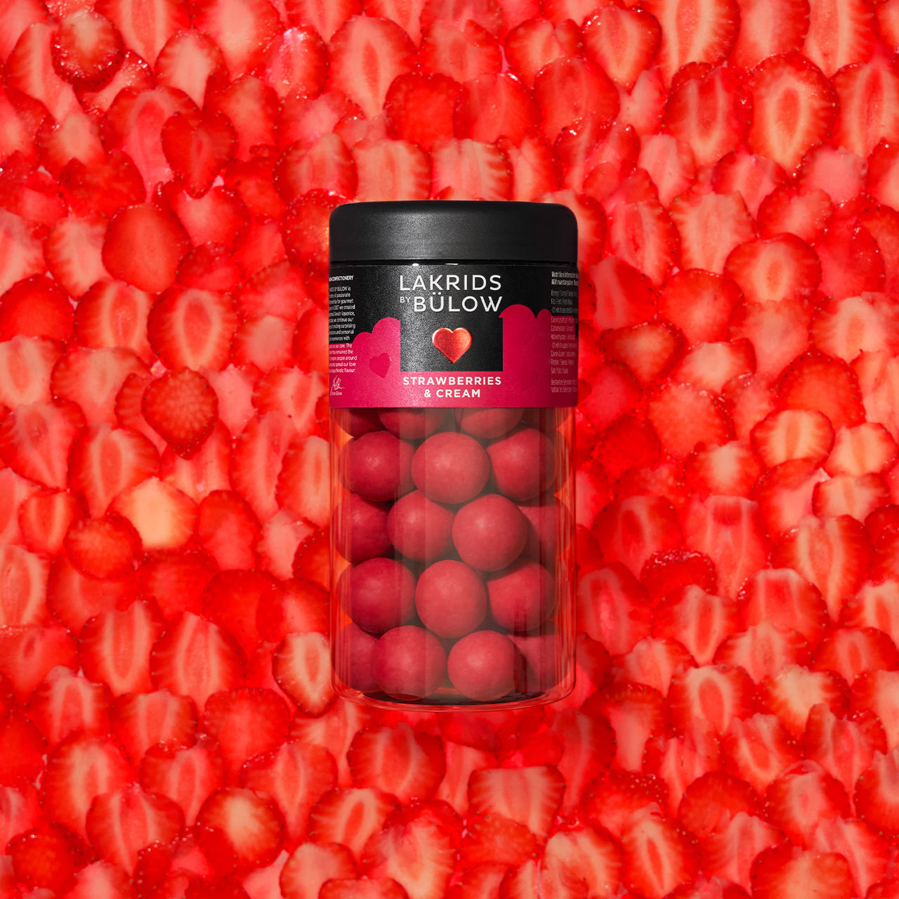 Lakrids by Bülow, Strawberrry & Cream, 270 gram