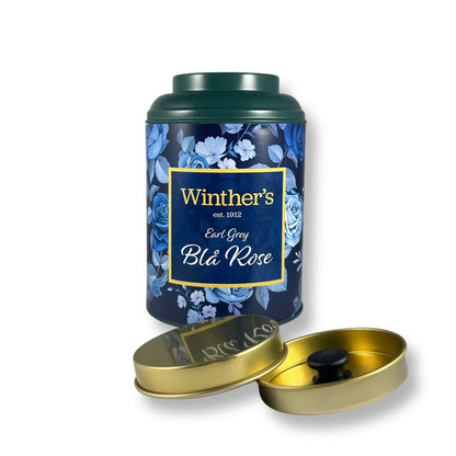 Winther's tedåse - Earl Grey m. Blå Rose